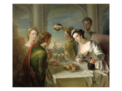 The Sense of Taste, c.1744-47 Giclee Print by Philippe Mercier