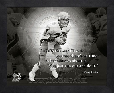 Doug Flutie ProQuote Framed Memorabilia