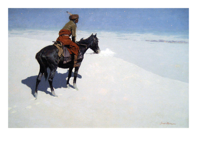 The Scout, Friends or Foes Posters by Frederic Sackrider Remington