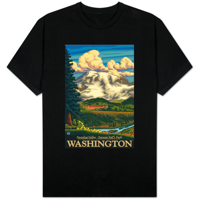 Paradise Inn, Mt. Rainier National Park, Washington Shirts