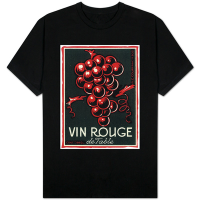 Vin Rouge De Table Wine Label - Europe T-shirts