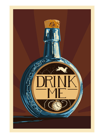 Drink Me Bottle Posters by  Lantern Press