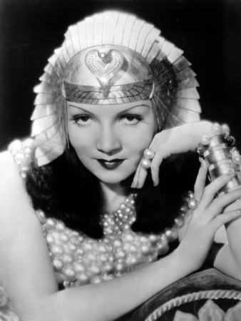 Cleopatra, Claudette Colbert, 1934 Photo