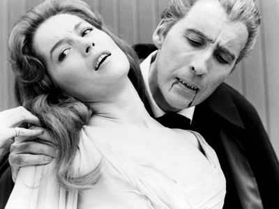 Dracula: Prince of Darkness, Barbara Shelley, Christopher Lee, 1966 Photo