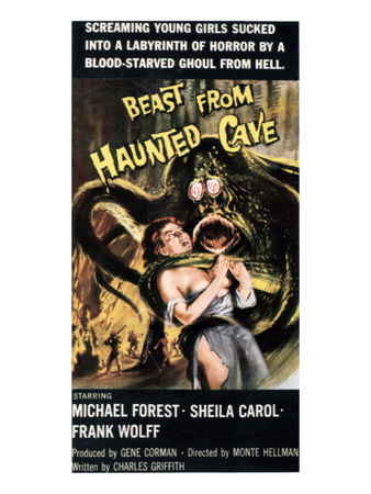 Beast From Haunted Cave, Sheila Carol, 1959 Photo