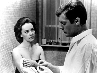 La Notte, Jeanne Moreau, Marcello Mastroianni, 1961 Photo