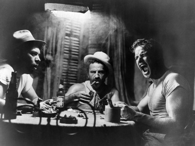 A Streetcar Named Desire, Nick Dennis, Rudy Bond, Marlon Brando, 1951 Photo