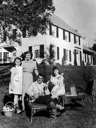 Mr. Blandings Builds His Dream House, Sharyn Moffett, Myrna Loy, Cary Grant, Connie Marshall, 1948 Photo