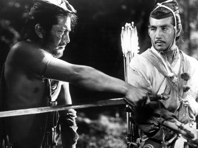 Rashomon, Toshiro Mifune, Masayuki Mori, 1950 Photo