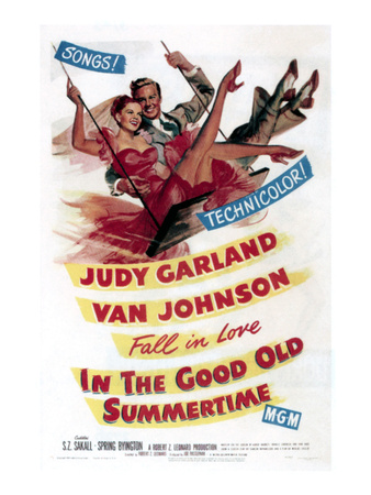 In The Good Old Summertime, Van Johnson, Judy Garland, 1949 Photo