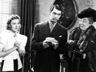 The Awful Truth, Irene Dunne, Cary Grant, Esther Dale, 1937 Photo