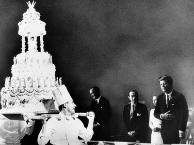 Huge Birthday Cake for President John Kennedy Photo