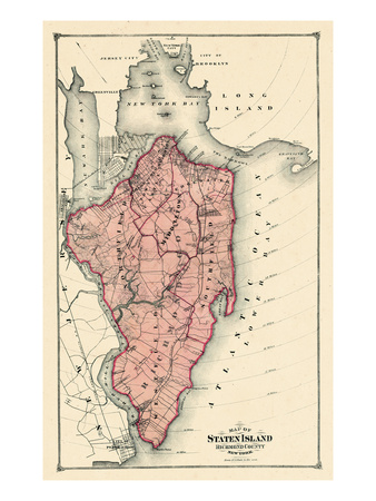 1874, Staten Island, New York, United States Giclee Print