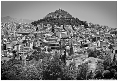 Black and White Athens Greece Prints