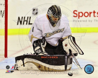 Jonas Hiller 2012-13 Action Photo