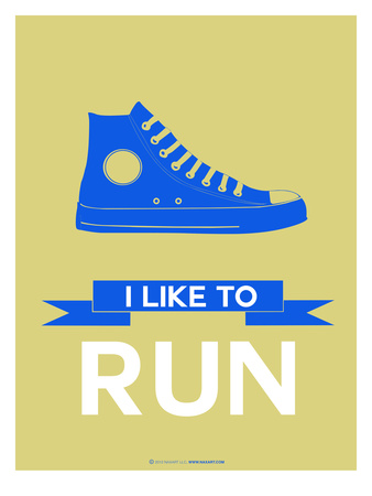 I Like to Run 2 Prints by  NaxArt!