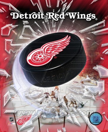 Detroit Red Wings - 2005 Logo / Puck Photo