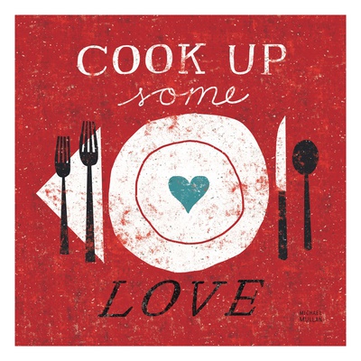 Cook Up Love Premium Giclee Print by Michael Mullan