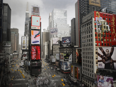 Times Square Rising Print