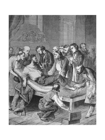 First Administration of Ether to a Patient to Undergo Surgery in Boston in 1846 Prints