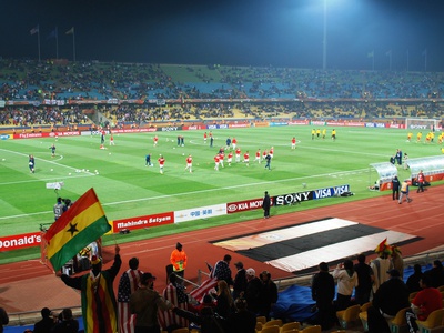 USA Vs. Ghana in a FIFA 2010 World Cup Soccer Match, 2010 Photo