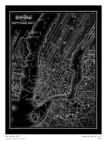 New York City, 1895 Poster