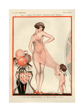 1920s France La Vie Parisienne Magazine Plate Giclee Print