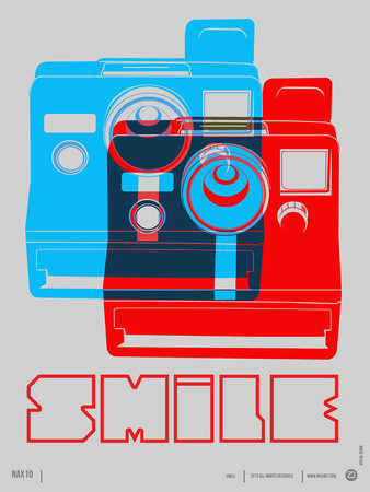 Smile Polaroid Poster Prints by  NaxArt