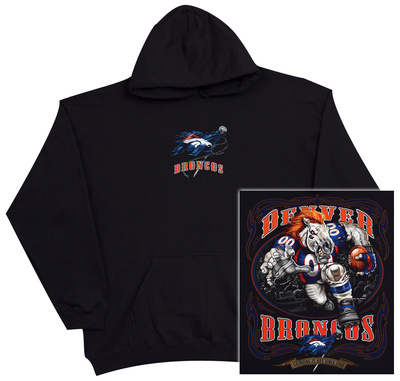 Hoodie: NFL: Denver Broncos- Running Back (Front/Back) Pullover Hoodie