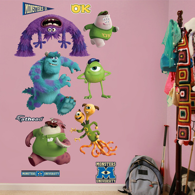 Monsters University Collection Wall Decal Sticker Wall Decal