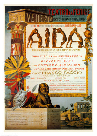 Verdi, Aida Posters at