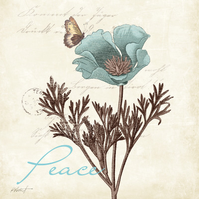 Touch of Blue I (Peace) L�mina