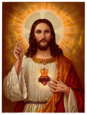 images of jesus. Sacred Heart of Jesus Posters