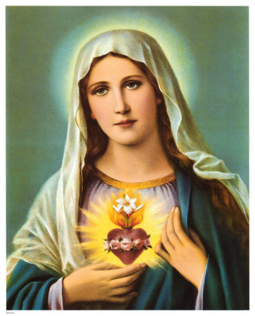 Sacred Heart of Mary Poster at