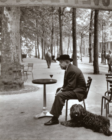Jacques Prévert, Paris 1955 Reproduction d'art