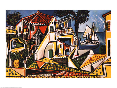Picasso Cubist Landscape