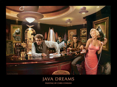 Java Dreams Poster by Chris Consani