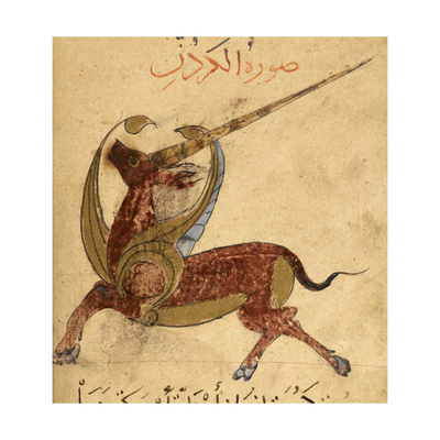 A Unicorn Giclee Print by Aristotle ibn Bakhtishu