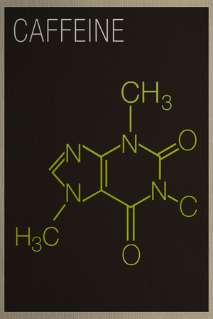 Caffeine Molecule Prints