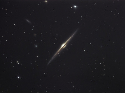 NGC 4565, An Edge-on Unbarred Spiral Galaxy in the Constellation Coma Berenices Photographic Print by Stocktrek Images