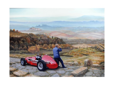 Maserati A6 Gcm, 2001 Giclee Print by Trevor Neal