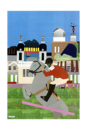 Olympic Equestrian Event in Greenwich Park, 2012 Giclee Print by Frances Treanor