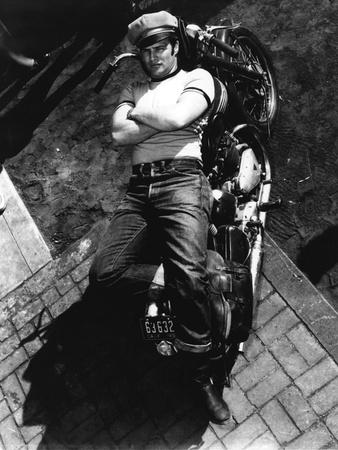 The Wild One 1953 Directed by Laszlo Benedek Marlon Brando Photo