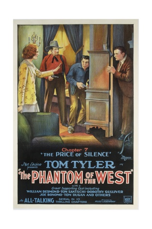 PHANTOM OF THE WEST, Tom tyler, 1931, 'Chapter 7: The Price of Silence' Prints