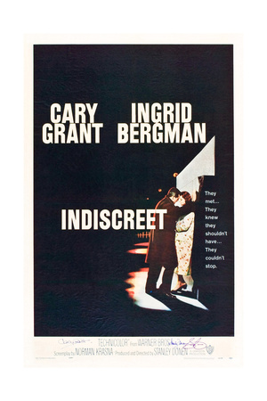 INDISCREET, from left: Cary Grant, Ingrid Bergman, 1958 Prints