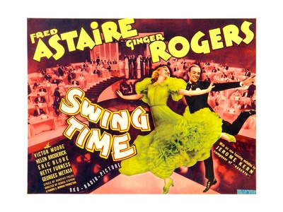 SWING TIME, from left: Ginger Rogers, Fred Astaire, 1936 Art