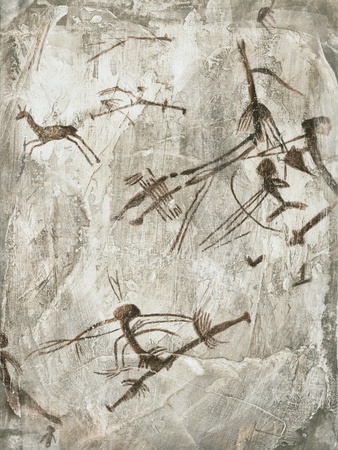 Prehistoric Cave Painting Photographic Print by Kennis and Kennis