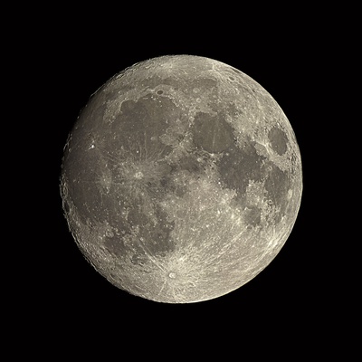 Waxing Gibbous Moon Photographic Print by Eckhard Slawik