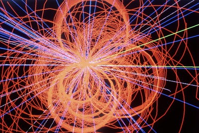 Simulation of Higgs Boson Production Photographic Print by David Parker