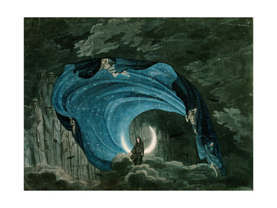 Setting for the Appearance of Astrofiammante, Queen of the Night, from Mozart's 'Magic Flute',… Giclee Print